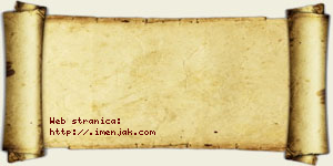 Anita Vujinović vizit kartica